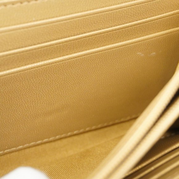 Chanel Shoulder Wallet Matelasse Leather Black Women's - Picture 7 of 14